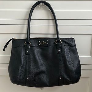 Kate Spade Black Leather Medium Handbag